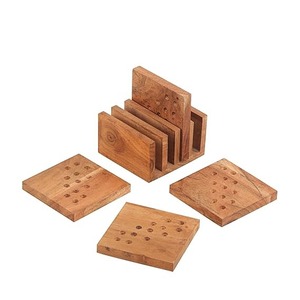 Posavasos de madera Fabricante mayorista Proveedor mayorista Posavasos de nogal faizacraft - Product Image 3