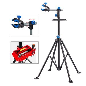 Support de réparation de vélo réglable et pliable, support d'atelier portable pour l'entretien des vélos, revêtement en poudre - Product Image 4