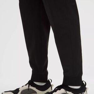 กางเกงวอร์มผ้าแคนวาสสีดำคุณภาพสูงสั่งทำพิเศษสำหรับผู้ชาย เอวกลาง 100% ผ้าฝ้าย ระบายอากาศ แห้งเร็ว สวมใส่สบาย - Product Image 6