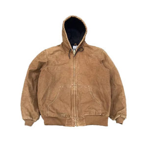 Sudaderas con Capucha Personalizadas de Alta Calidad para Hombre, al por Mayor, 100% Algodón, Felpa, con Cierre, Estilo Holgado, Protección Solar, Hombros Caídos, OEM para Invierno - Product Image 2