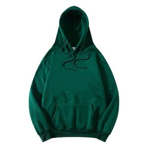 Sweat à capuche unisexe en coton 100% doublé, taille plus, personnalisé avec logo, en polaire d'hiver respirant, délavé à l'acide, effet délavé au soleil, effet usé, soie - Product Image 2