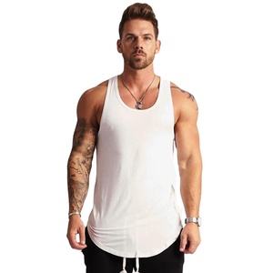 Custom Men Acid Wash <b>Black</b> Blank Oversized Vest 95% Cotton 5% Spandex Crewneck Screen Printing tank Tops - Product Image 3