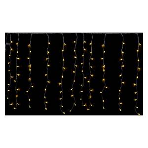 Cortina de Luces Navideñas Transparentes, 240 Luces LED Blanco Cálido, IP44 D3743, 4+5m, Luces Articulables para Fiestas Pre Navideñas - Product Image 1