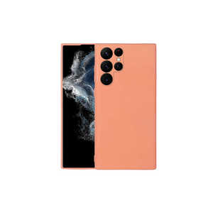 Étui de protection en silicone premium série Mara GCMP pour Samsung Galaxy S22 Ultra Orange - Fonction de protection élégante pour téléphone - Product Image 1