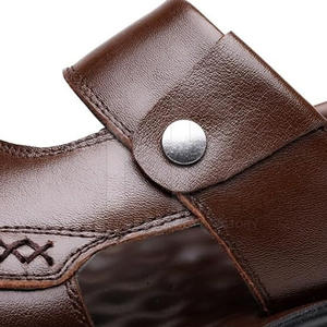 Venta en línea en nuevas existencias Sandalias de cuero para hombre de alta calidad Precio barato Sandalias de cuero para hombre - Product Image 5