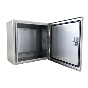 Caja de montaje en pared de acero inoxidable IP65 Paneles eléctricos de metal montados en superficie para distribución de electrónica e instrumentos - Product Image 1