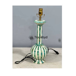 Lampe de table LED AC E26 de luxe, élégante et moderne, en os incrusté, faite à la main, pour chambre à coucher, salon, Tradebyd - Product Image 2