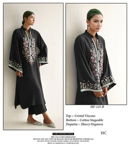 Tenue de soirée pakistanaise pour femme Salwar Kameez Collection d'été Costume indien et pakistanais - Product Image 3