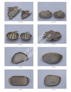 Plateaux de mariage décoratifs, plats de service, aluminium écologique, personnalisable, ensemble de plateaux multi-pièces pour fruits, bonbons, caramel - Product Image 6