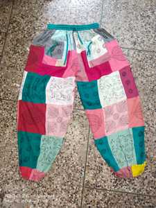 Super High Quality Patchwork Harem Pants with Pockets All Season Wholesale <b>Women</b> <b>Summer</b> Pants Festival Pants Ladies Clothes - Product Image 5