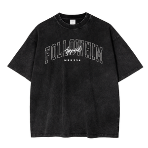 Camiseta Oversize para Hombre con Estampado Puff, 100% Algodón Jersey 260 GSM, Impresión Personalizada OEM - Product Image 2