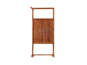 Modern Chinese Style Exquisite Teak Wood Room Divider Left Side for Living Room <b>Partition</b>, Bedroom Privacy and <b>Office</b> Divider - Product Image 4
