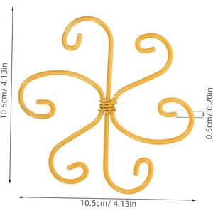คลิปหนีบเถาไม้เนื้อโลหะแข็งแรงทนทานสำหรับตกแต่งที่ยึดและที่ยึดสำหรับจัดดอกไม้ในสวนอุปกรณ์บอนไซ - Product Image 1