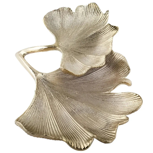 Creative Metal Ginkgo Leaf Platter Hotel Restaurant Room in Affordable Price - Product Image 1
