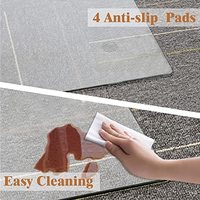 Tapis de chaise de bureau moderne lavable et rembourré en verre trempé pour tapis et sols durs, en promotion, avec faible MOQ