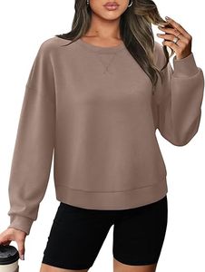 Femmes 2024 Printemps Nouvelle Mode Plissée O Neck Pullover Sweatshirts Fabricant Manches Longues Casual Female Pullovers - Product Image 2