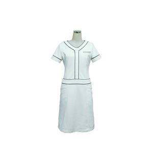 เดรสเฟลิก้าไซส์ S ทรงเข้ารูปสำหรับสาวออฟฟิศ สีขาว X ดำ - Product Image 2