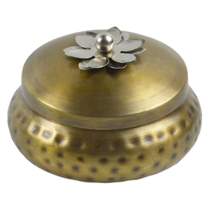 Nuevo diseño Servidor de nueces de vidrio Forma redonda Mesa decorativa Venta al por mayor Tarro de dulces Clásico Elegante Venta al por mayor Nuevo tarro de frutas secas - Product Image 2