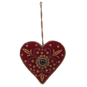 Handmade Customized T-Shaped Satin Velvet Beaded <b>Peacock</b> Ornament Unique Christmas Decor with Embroidery - Product Image 6