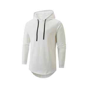 Streetwear 450gsm 100% Coton Surdimensionné Hommes Zip Up Hoodies Casual Blank Zippered Hoodie Hommes Hoodies - Product Image 3