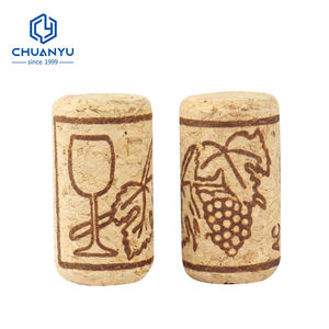 จุกไม้โอ๊คจุกไวน์ทำจากไม้ธรรมชาติจุกไม้ก๊อกไวน์แดงจุกไม้ก๊อกสำหรับวอดก้าเตกีล่าวิสกี้ - Product Image 3