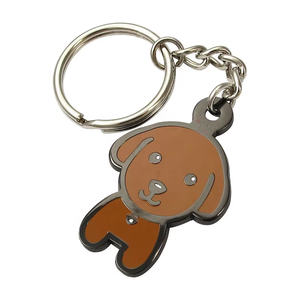 <span class=keywords><strong>Porte</strong></span>-clés personnalisés en métal émaillé rigide pour animaux de compagnie, motif animal de dessin animé mignon, design <span class=keywords><strong>Husky</strong></span> audacieux - Product Image 6