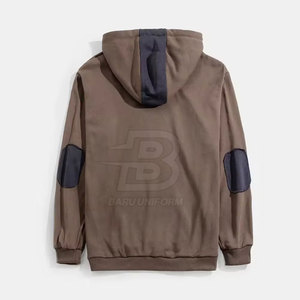 2025 Sudaderas con capucha al por mayor de fábrica Logotipo personalizado Sudaderas con capucha holgadas Poliéster Sudaderas con capucha de color personalizadas para hombres - Product Image 2