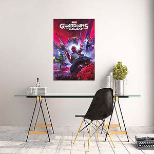 Modern Art Deco Style 'Guardians of the Galaxy' <b>Poster</b> Framed Video Game Cover for Wall Decorative Use Made of Paper - Product Image 1
