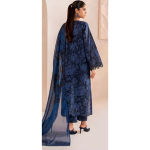Conjuntos de Shalwar Kameez y Dupatta de Algodón y Poliéster Bordados, Transpirables, Listos para Usar, para Fiestas Formales, Precio de Fábrica, Tallas Grandes - Product Image 4
