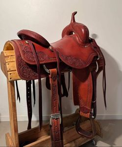 Sillín de doma profesional Premium Argentina cuero asiento profundo estribo sólido artesanía duradera para jinetes HOOF N TACK - Product Image 4