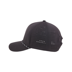 Gorra de Golf Impermeable con Detalle de Cuerda, Logotipo Personalizado, Orificios Cortados con Láser, Ligera, de Secado Rápido, con Cierre a Presión para Hombre - Product Image 2