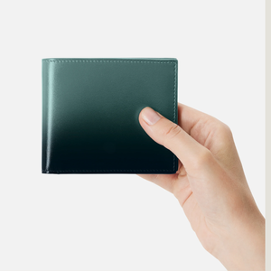 Portefeuille court unisexe en cuir véritable de luxe avec motif alligator, fonction antivol, qualité supérieure - Product Image 1