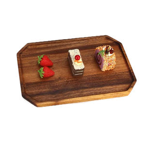 Plateau en bois d'acacia de haute qualité pour le service pour les restaurants et les hôtels Prix d'usine direct du fabricant et fournisseur indien - Product Image 4