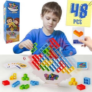 Jouet d'empilage Tetris : Tour d'équilibre pour le tri et l'empilage des jouets - Product Image 4