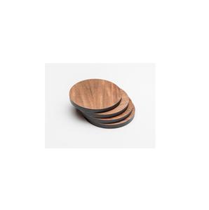 Artículos de mesa Posavasos de madera de acacia Forma redonda Forma hexagonal para el hogar Café Té Agua Cerveza Taza de té Posavasos de madera para gran oferta - Product Image 1