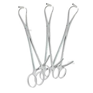 Orthopedic <b>Veterinary</b> <b>Surgical</b> <b>Instrument</b> Set Steel Manual Pointed Reduction Forceps with Guide Hole for Bone Reduction - Product Image 2