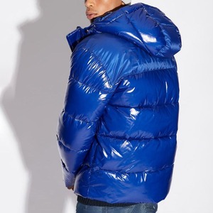 Chaqueta de Invierno para Hombre, Nueva Colección, Corte Ajustado, Manga Larga, Cuello Alto, Acolchada, con Logotipo Personalizado Impreso, Estilo Urbano, Venta al Por Mayor - Product Image 2