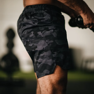 Meilleur short de sport pour hommes MMA Taille élastique Mid Black Jack UFC BJJ No Gi Grappling Jiu Jitsu Séchage rapide Fabriqué au Pakistan - Product Image 2