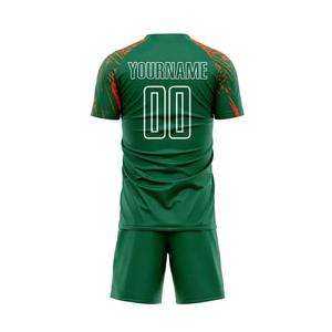 Tenue de football d'été respirante la plus vendue pour hommes, ensemble de vêtements de sport personnalisés, service OEM, vente en gros pour équipes - Product Image 3