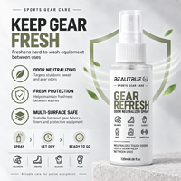 Spray désodorisant OEM pour équipements de sport : sacs de gym, gants, chaussures, casques, protections, bottes – Fraîcheur entre entraînements
