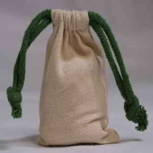 Sac à cordon en toile de coton écologique imprimé avec logo personnalisé, réutilisable, lavable, pour un usage quotidien, sac de rangement anti-poussière, cadeau tendance - Product Image 1