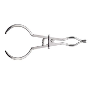 Pinzas Manuales Ligeras de Color Marfil de 17 cm, Herramienta de Colocación de Dique Dental de Goma, Acero Inoxidable, Accesorio Ergonómico de Endodoncia - Product Image 5