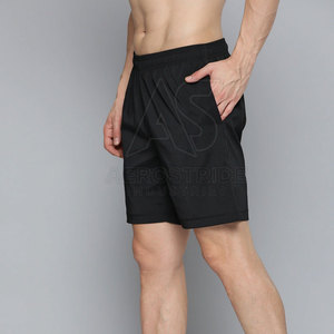 Shorts de sport décontractés pour hommes à prix de gros, écologiques, texture lisse, séchage rapide, respirants pour la course et les activités de plein air - Product Image 2