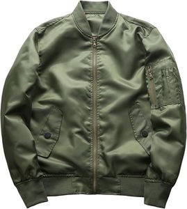 Customized Solid Color new designs fashion Men's Bomber <b>Jacket</b> Autumn Winter Outdoor Windproof <b>Jacket</b> Plus Size Men <b>Jackets</b> - Product Image 1