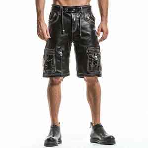 Pantalón corto bávaro de cuero de vaca bordado personalizado de alta calidad para el Festival alemán, ropa de rendimiento, deportes, mundo de los deportes, 2017 - Product Image 4