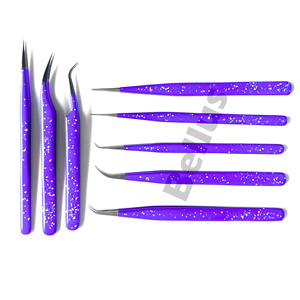 Đánh Giá Hàng Đầu Pro Long Lanh Gel Nhíp Kim Cương Grip Nhật Bản Thép Độ Chính Xác Cao Tip Lash Công Cụ Cho Các Phần Mở Rộng Tại Bán Buôn Tỷ Lệ - Product Image 5