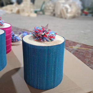 Wholesale Handmade Decorative <b>Gift</b> Box with Lid Colorful Fabric Bamboo Storage Box for Ramadan and <b>EID</b> - Product Image 1