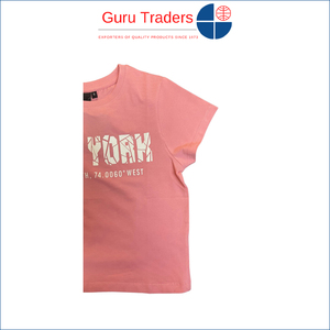 Logotipo personalizado posible para niñas Crop Top camiseta patrón impreso caliente verano ropa casual a precio de mercado competitivo para la venta - Product Image 4