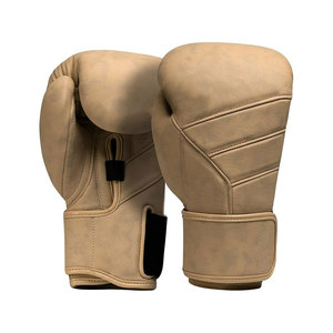Gants de boxe en cuir pour sac de frappe lourd 16oz, gants d'entraînement d'arts martiaux - Product Image 2