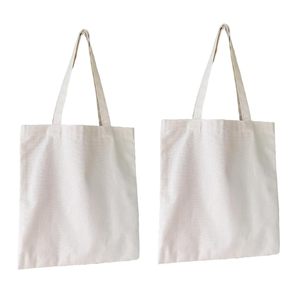 Bolso de compras plegable de lona de algodón para mujer, patrón sólido personalizable para playa, deporte y almacenamiento, moda - Product Image 3